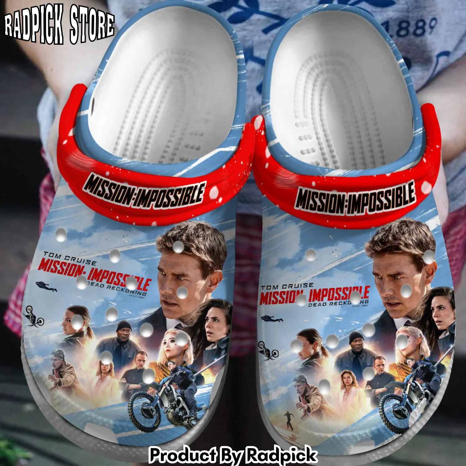 Radpick premium mission impossible movie clogs shoes for men women rp6522207